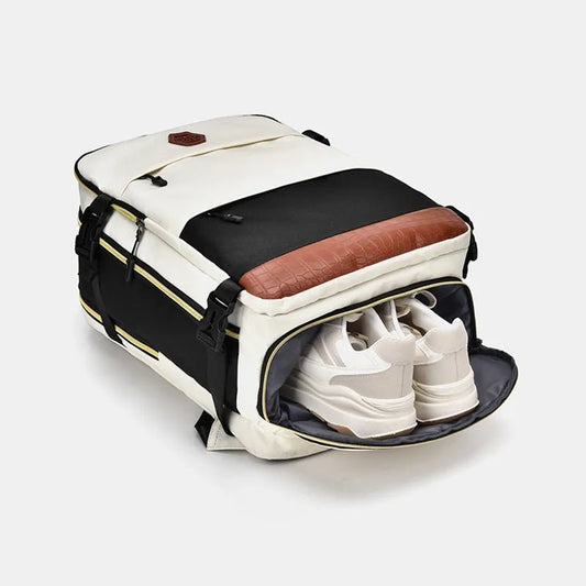 Color Block Multi - Pockets Backpack BagBag