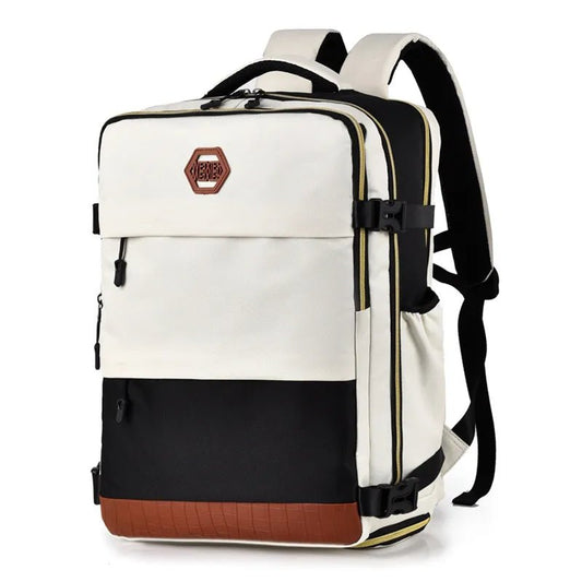 Color Block Multi - Pockets Backpack BagBag