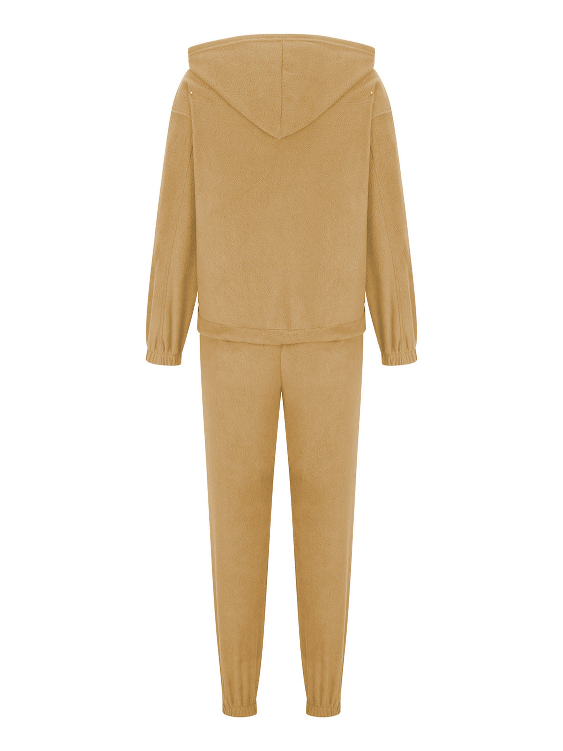 Zip Up Long Sleeve Hoodie and Joggers Set - ClassiQ