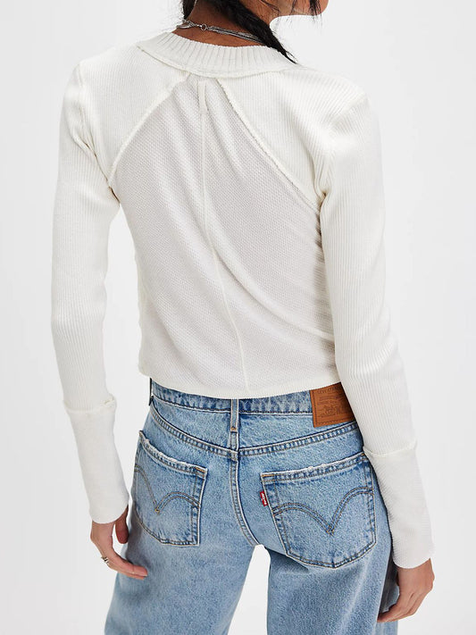 V-Neck Button Up Cropped Cardigan - Classique Collection