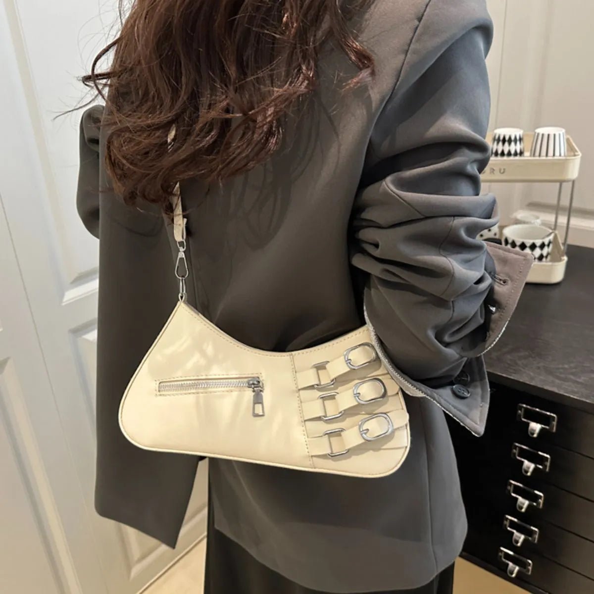 Decor Buckle Shoulder BagBag