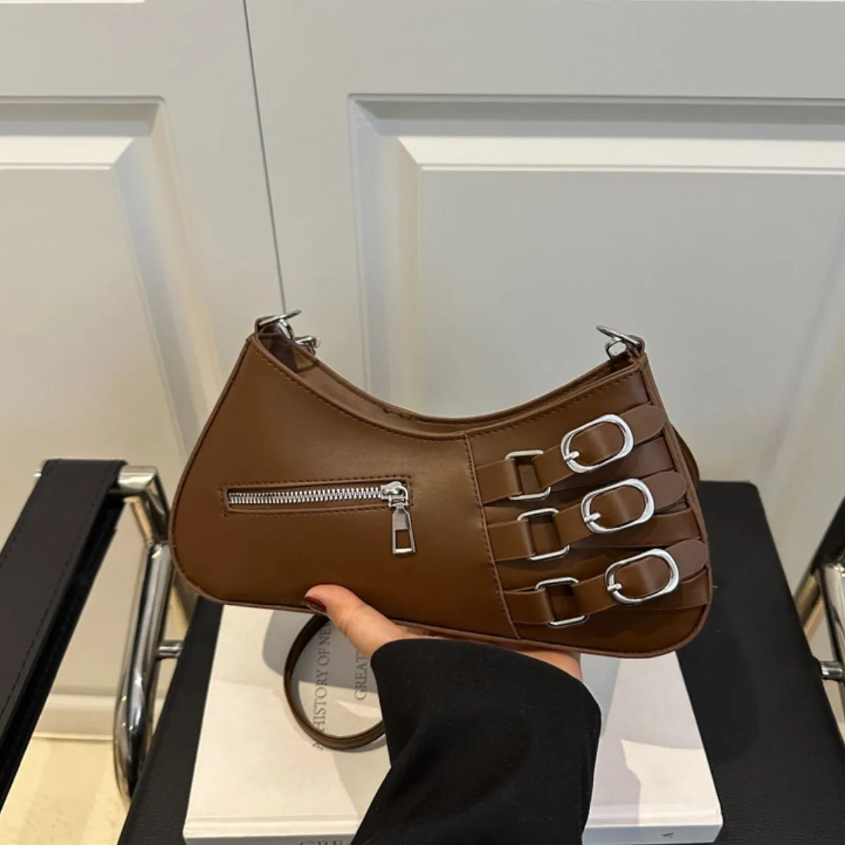 Decor Buckle Shoulder BagBag