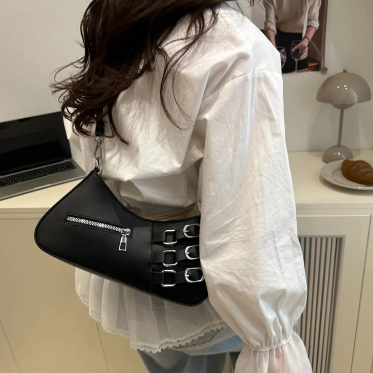 Decor Buckle Shoulder BagBag