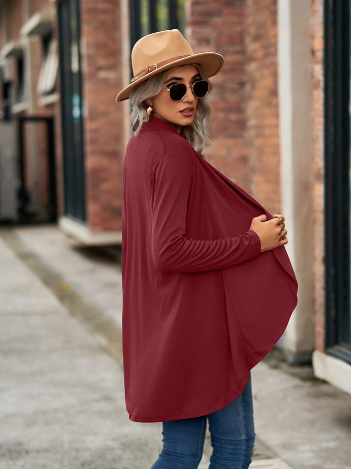 Open Front Long Sleeve Cardigan - Classique Collection