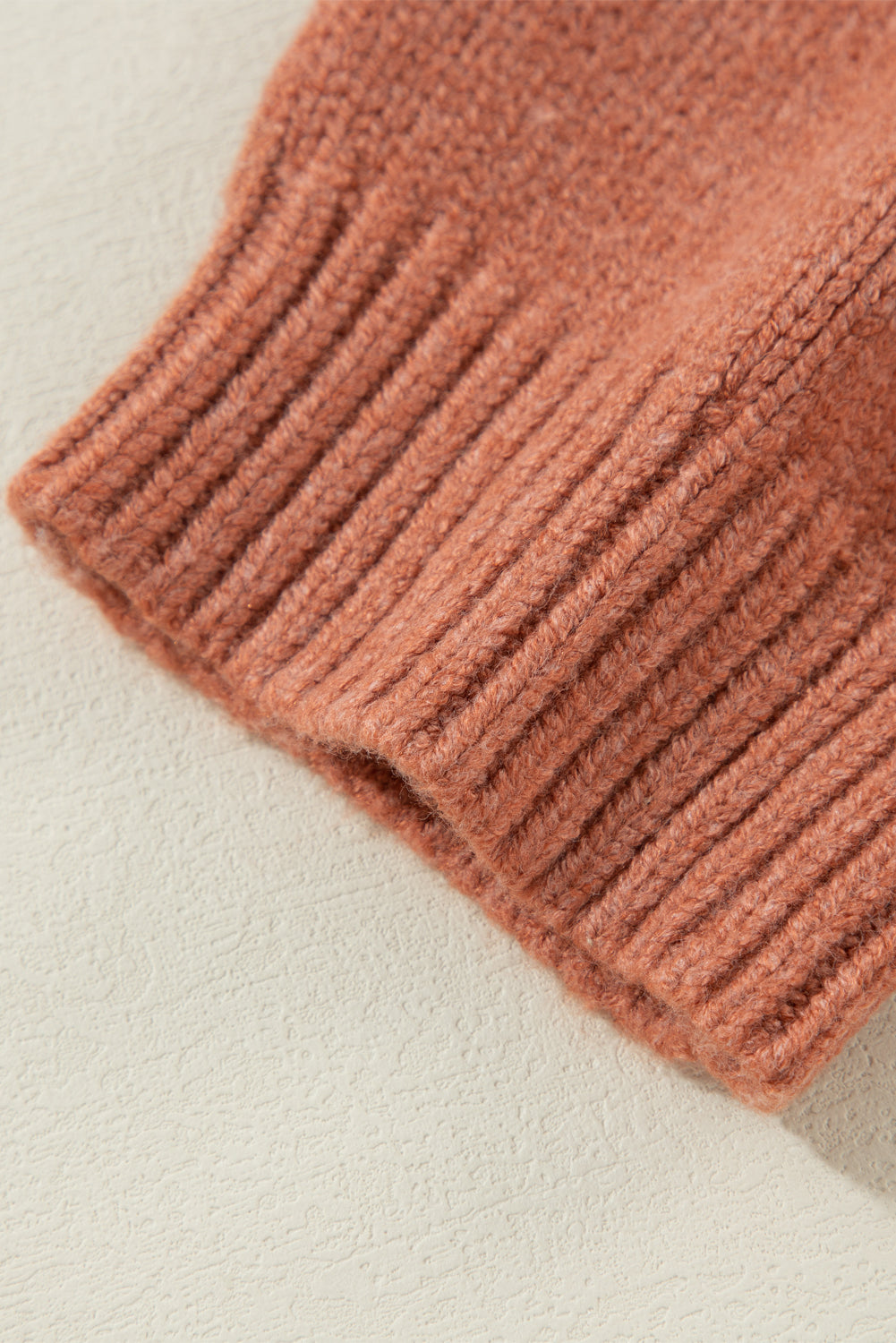 Slit Open Front Dropped Shoulder Cardigan - ClassiQ