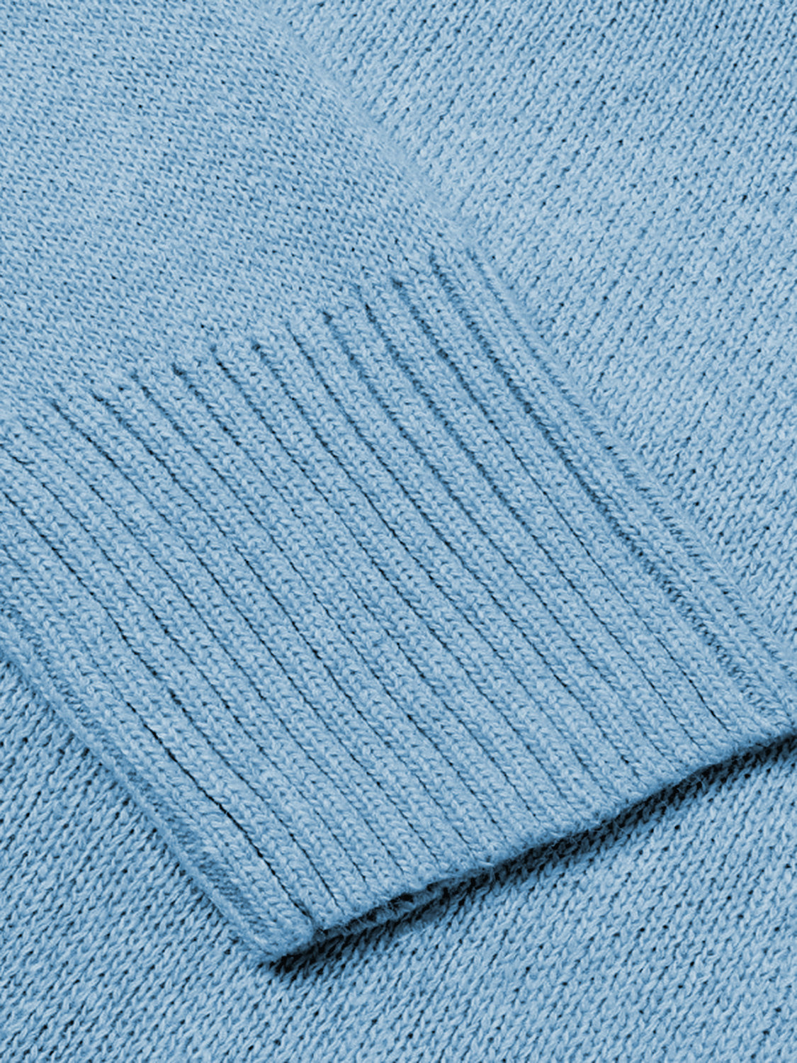V-Neck Long Sleeve Knit Top - ClassiQ