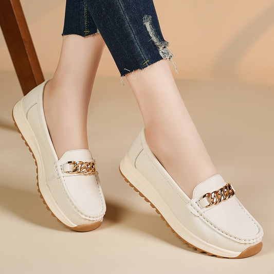 Women's Fashion Personality One Pedal Loafer ALPHIA