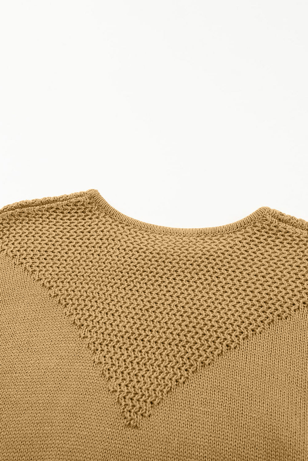 Color Block Round Neck Long Sleeve Sweater - ClassiQ