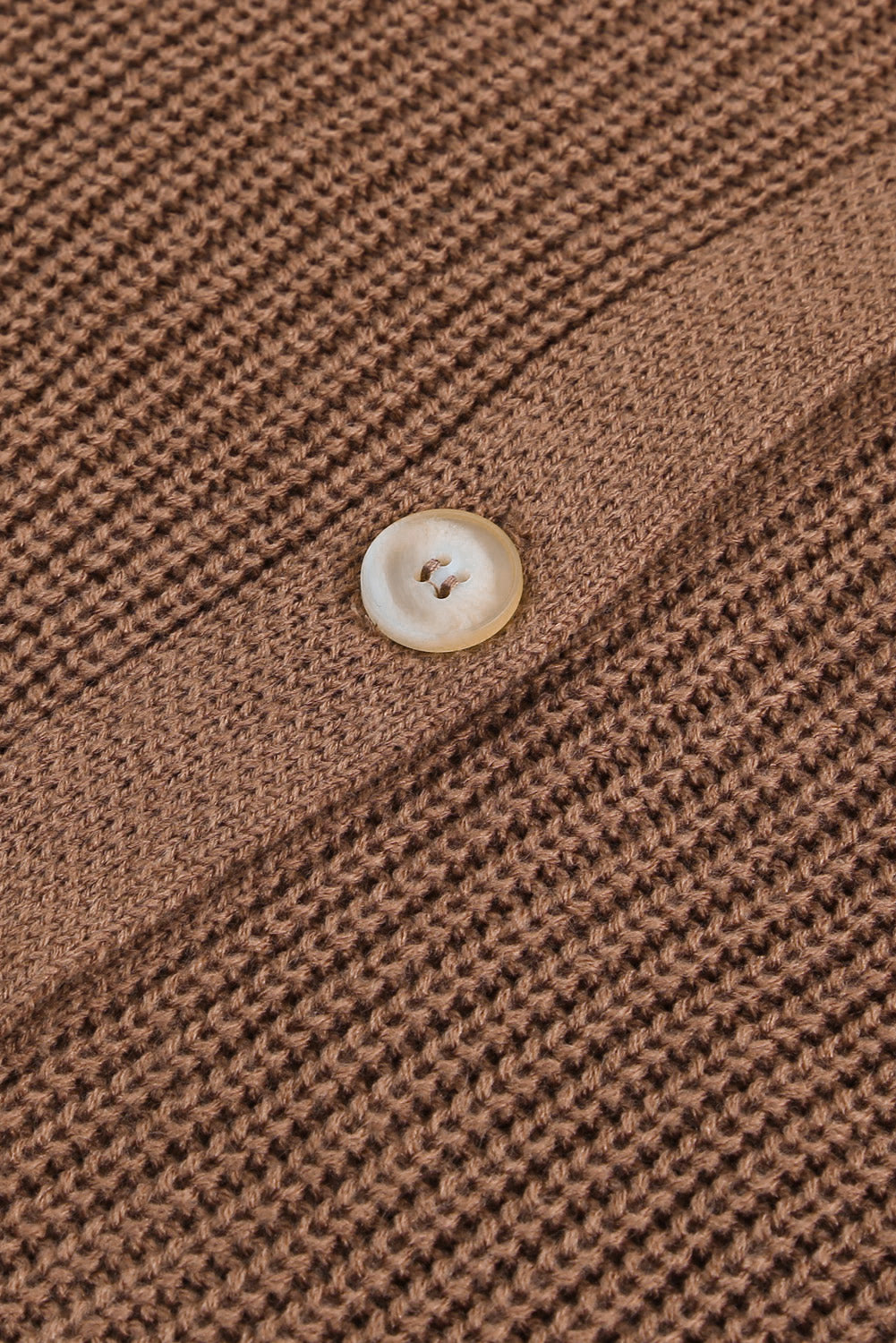 Openwork V-Neck Button Up Cardigan - ClassiQ