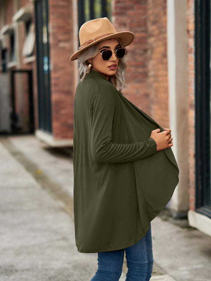 Open Front Long Sleeve Cardigan - Classique Collection