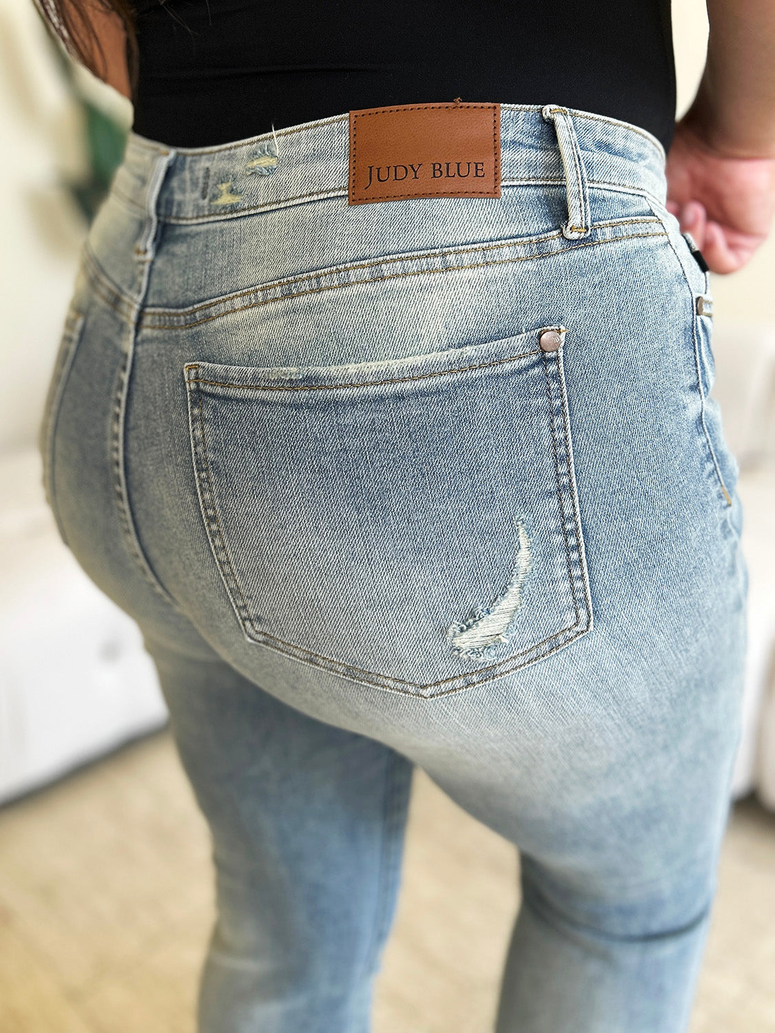 Judy Blue Full Size Mid Rise Flare Jeans - Classique Collection