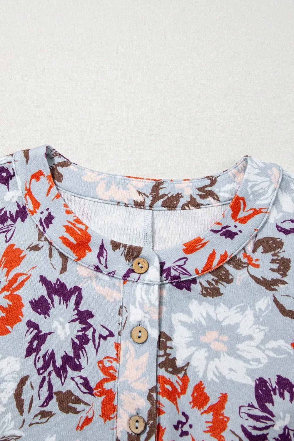 Floral Sleeveless Button Front Wide Leg Jumpsuit