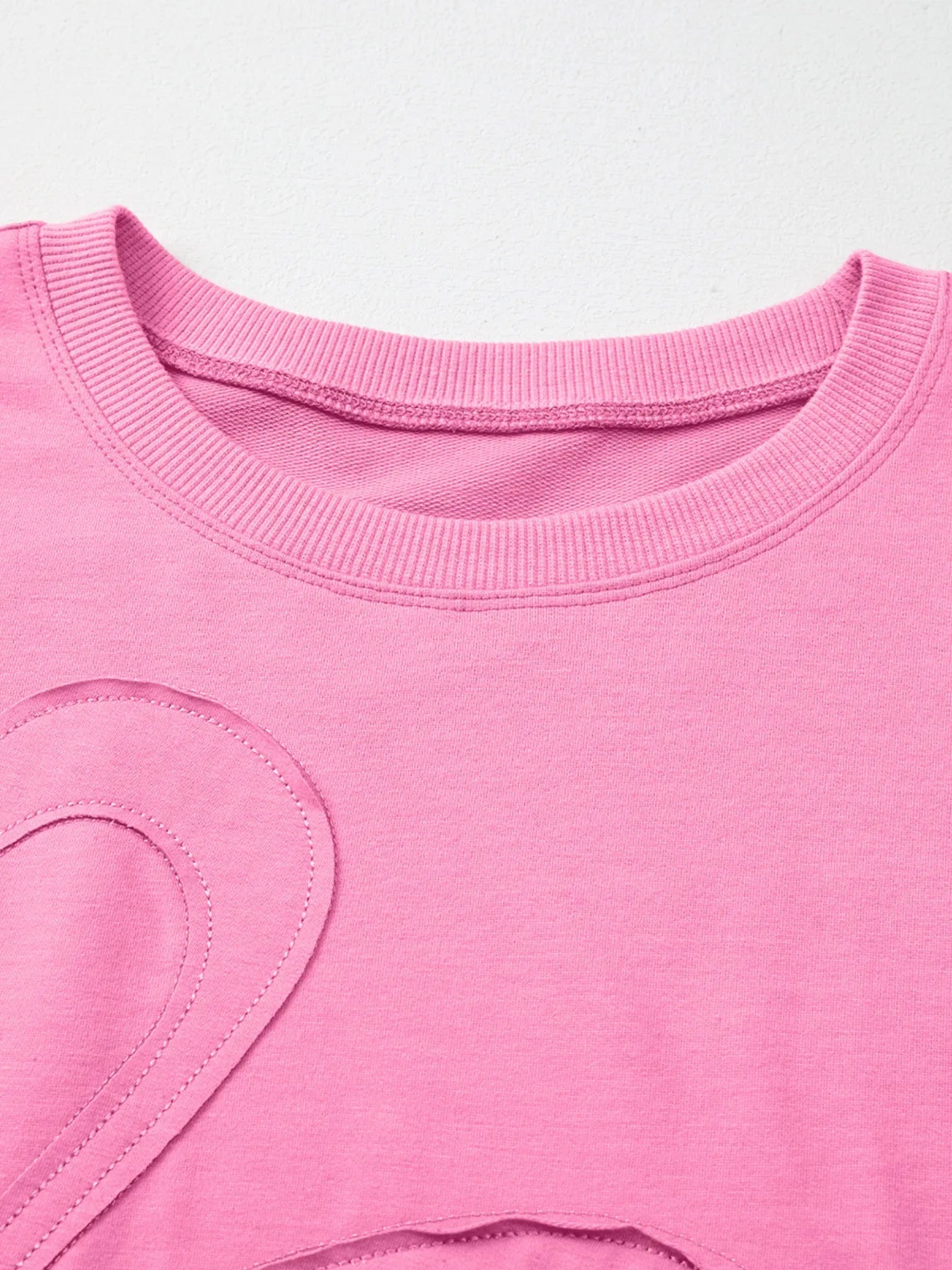 Flower Oversized Round Neck T-Shirt