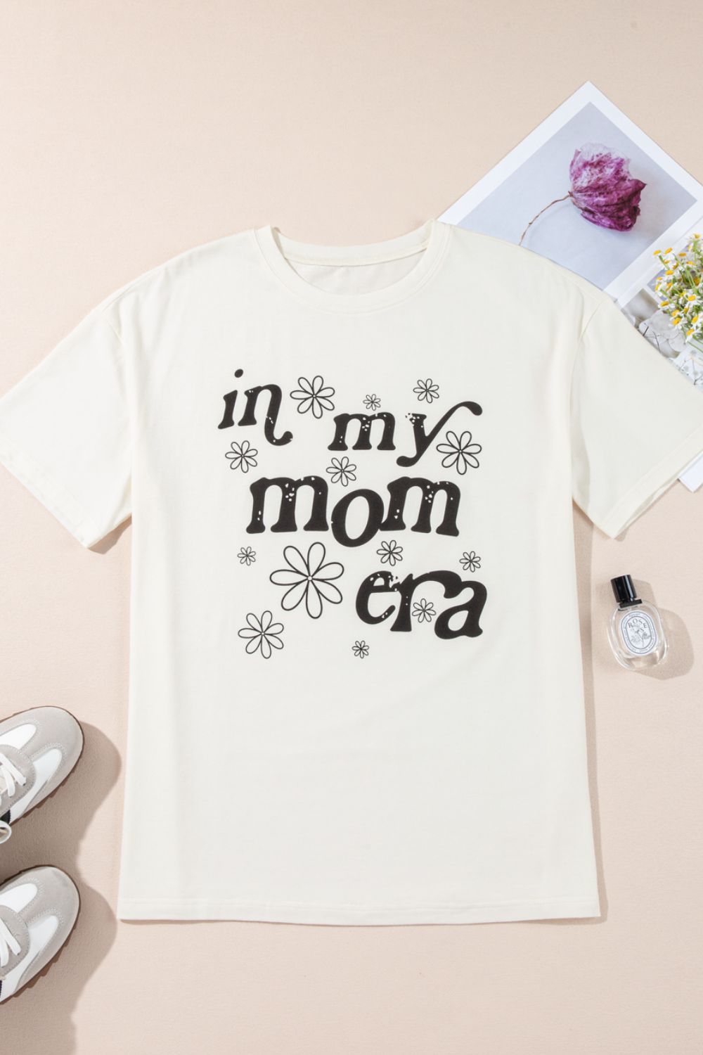IN MY MOM ERA Round Neck Short Sleeve T-Shirt - ClassiQ