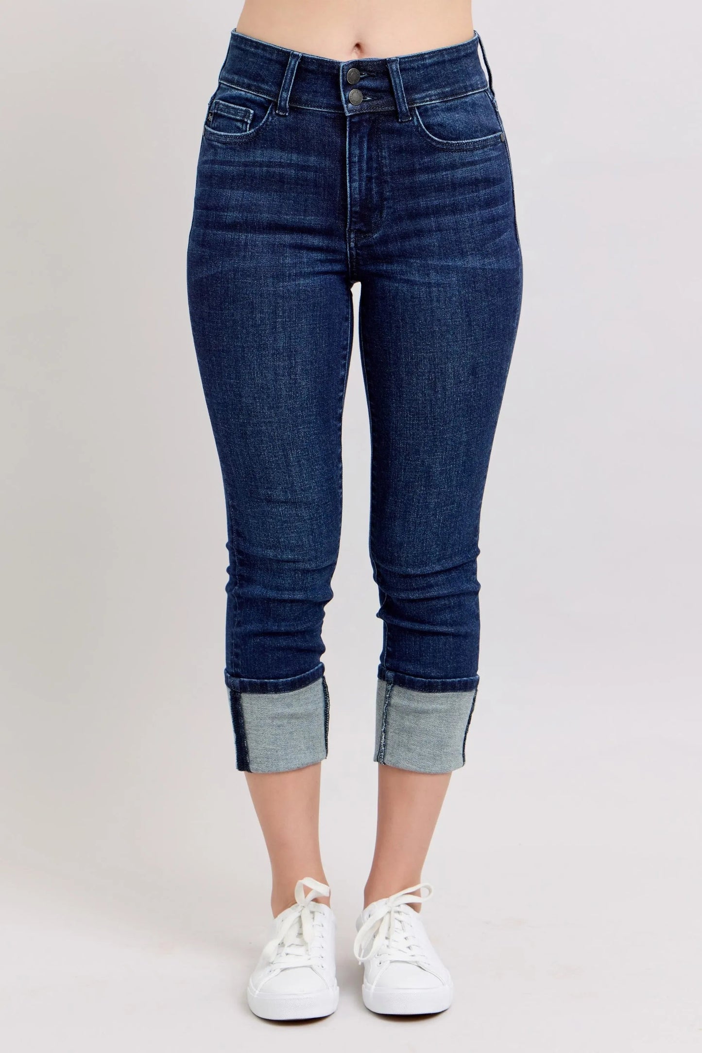 Judy Blue High - Waist Double Waist Band Skinny Jeans