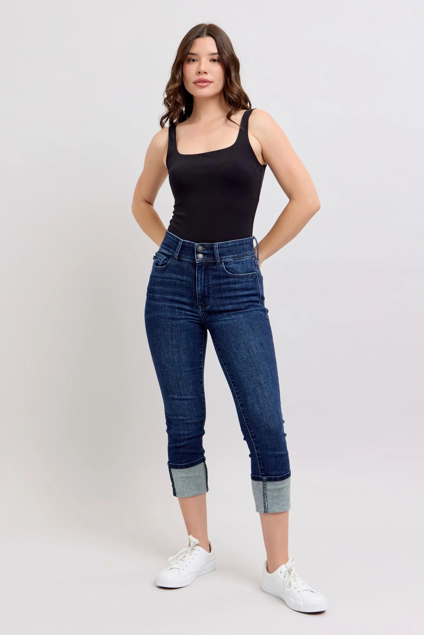 Judy Blue High - Waist Double Waist Band Skinny Jeans