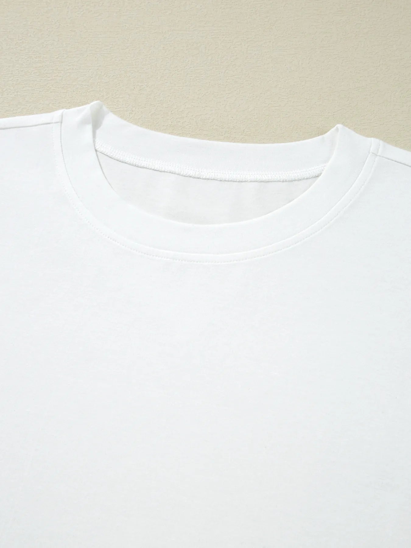 Lace Long Sleeve Insert Drop Shoulder Tee