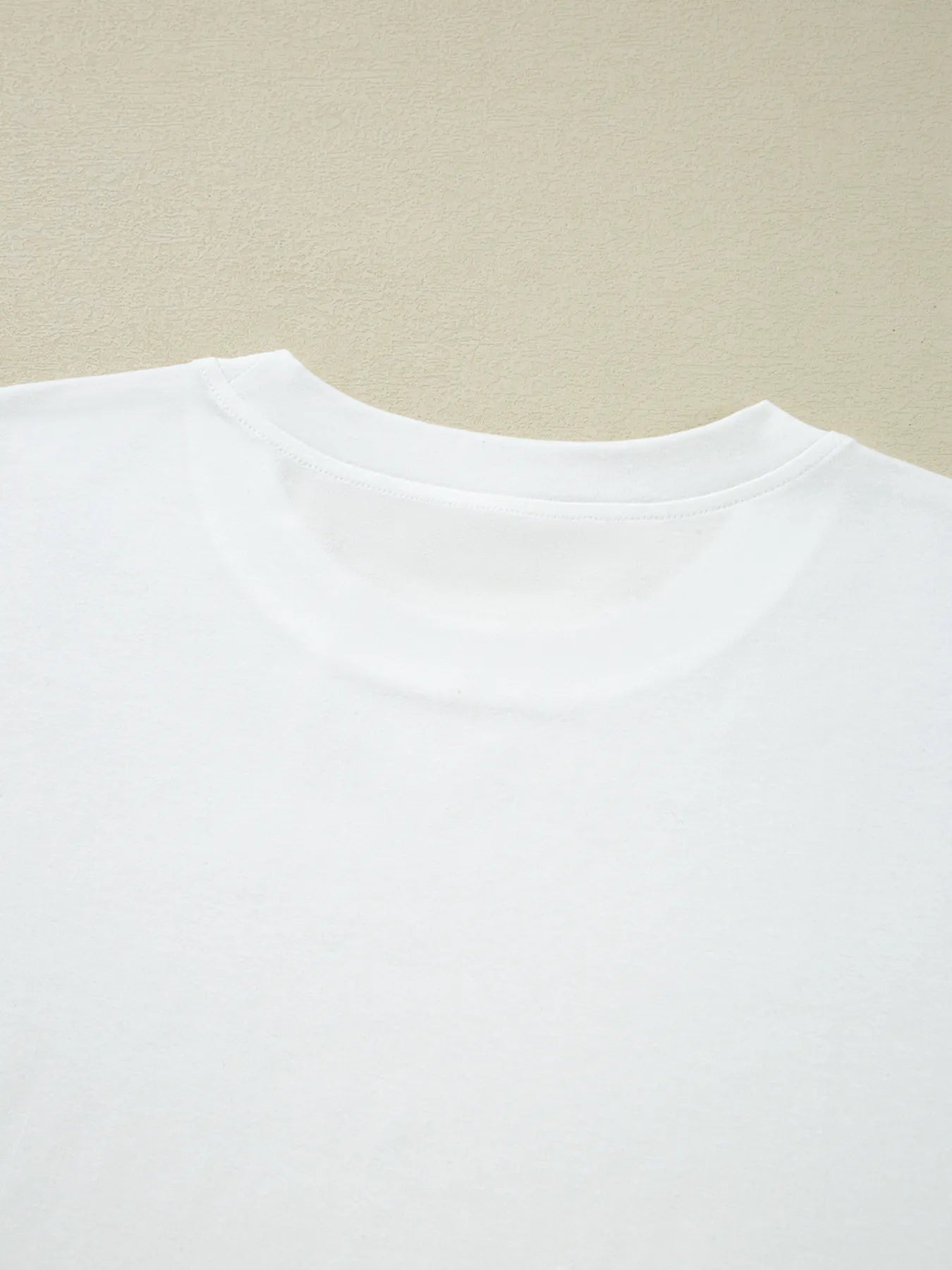 Lace Long Sleeve Insert Drop Shoulder Tee