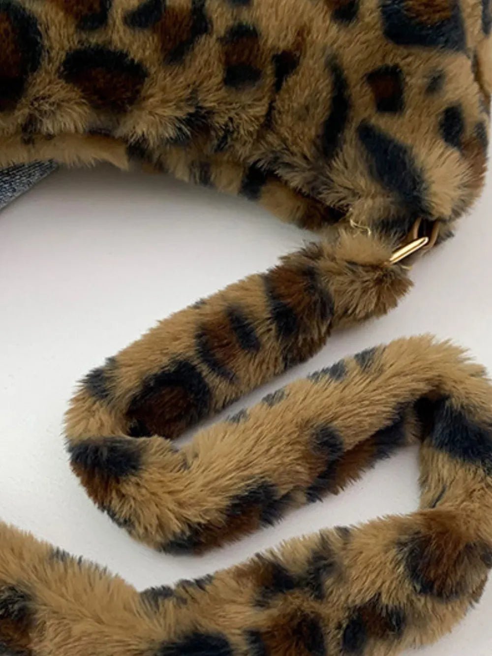 Leopard Fluff Shoulder BagBag