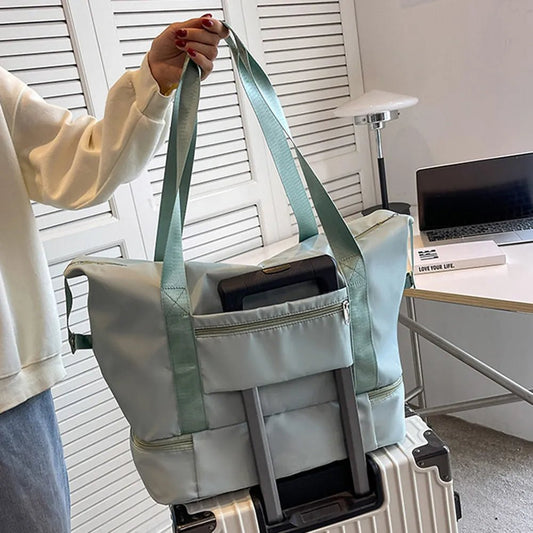Multi Pocket Nylon Travel BagBag