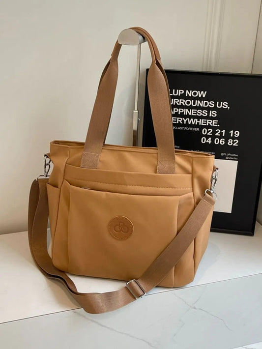 Nylon Solid Color Tote BagBag