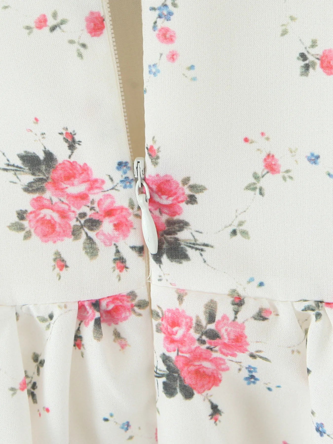 Off - Shoulder Floral Lace Trim Mini Dress