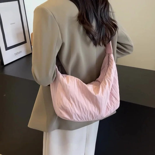 Pleated Dumpling Crossbody BagBag