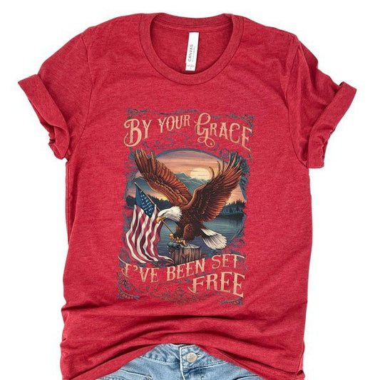 Plus - By Your Grace American Christian T-shirt