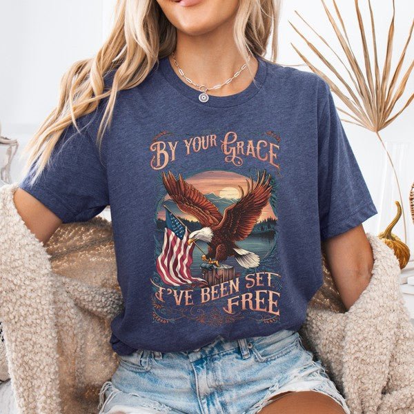 Plus - By Your Grace American Christian T-shirt