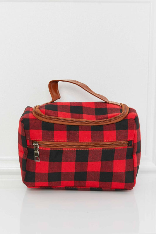 Printed Makeup Bag with StrapBag