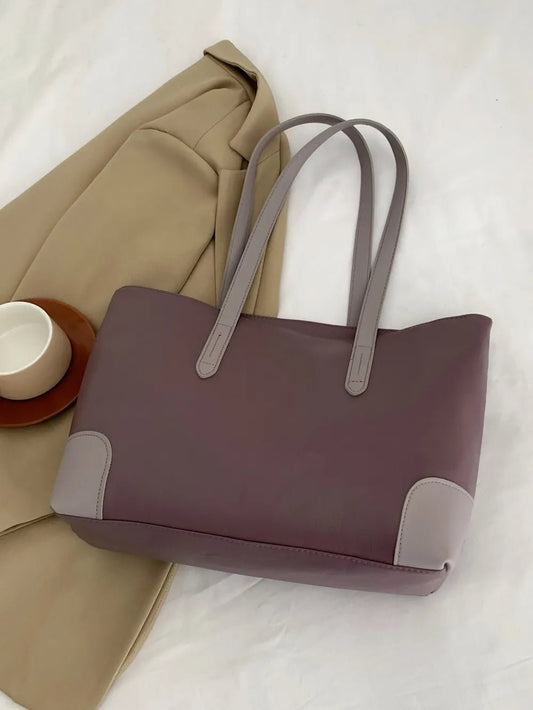 PU Leather Medium Tote BagBag