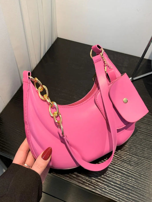 PU Leather Shoulder Bag with EarPods BagBag