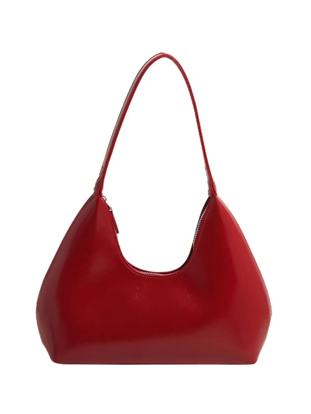 PU Leather Shoulder Bag with ZipBag