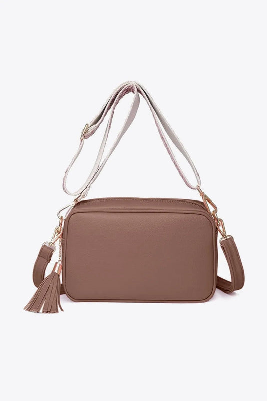 PU Leather Tassel Crossbody BagBag
