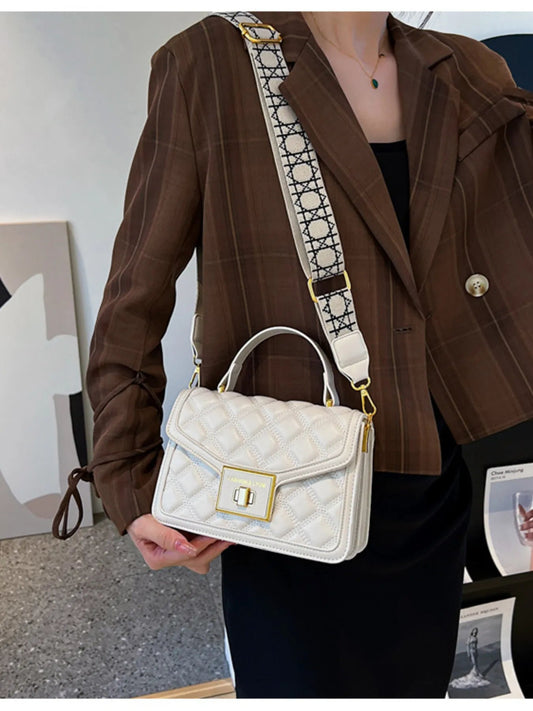 Quilted Adjustable Strap Shoulder Bag