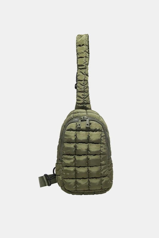 Quilted Nylon Crossbody BagBag