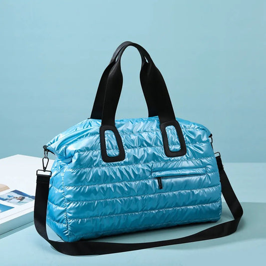 Quilted Nylon Oversize Travel BagBag