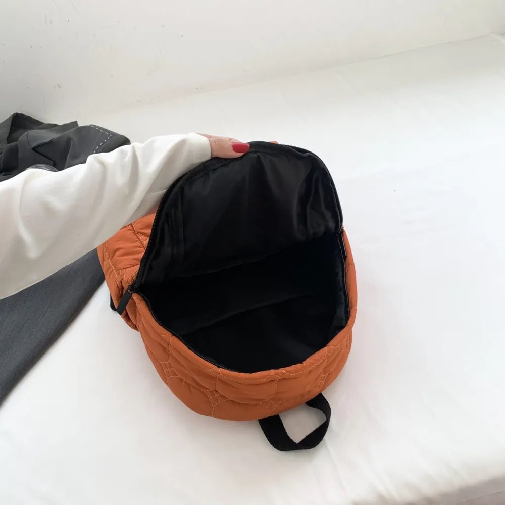 Quilted Polyester Backpack BagBag