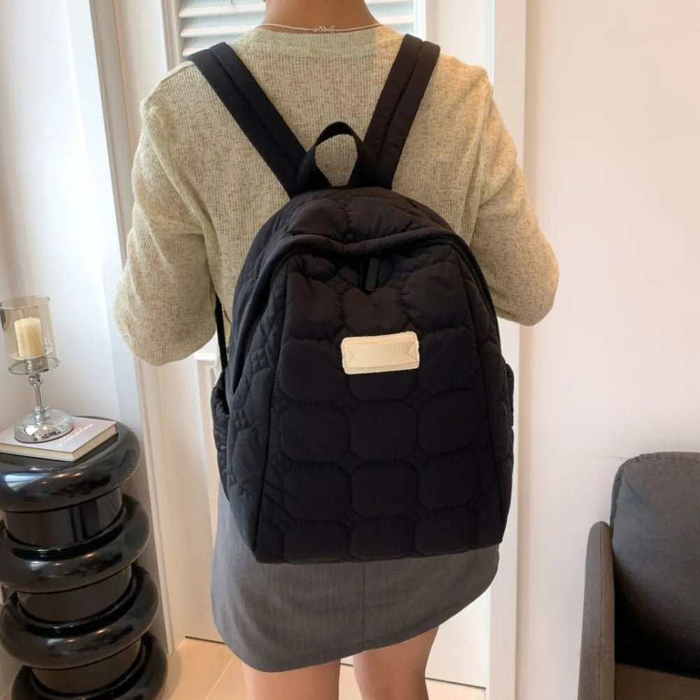 Quilted Polyester Backpack BagBag