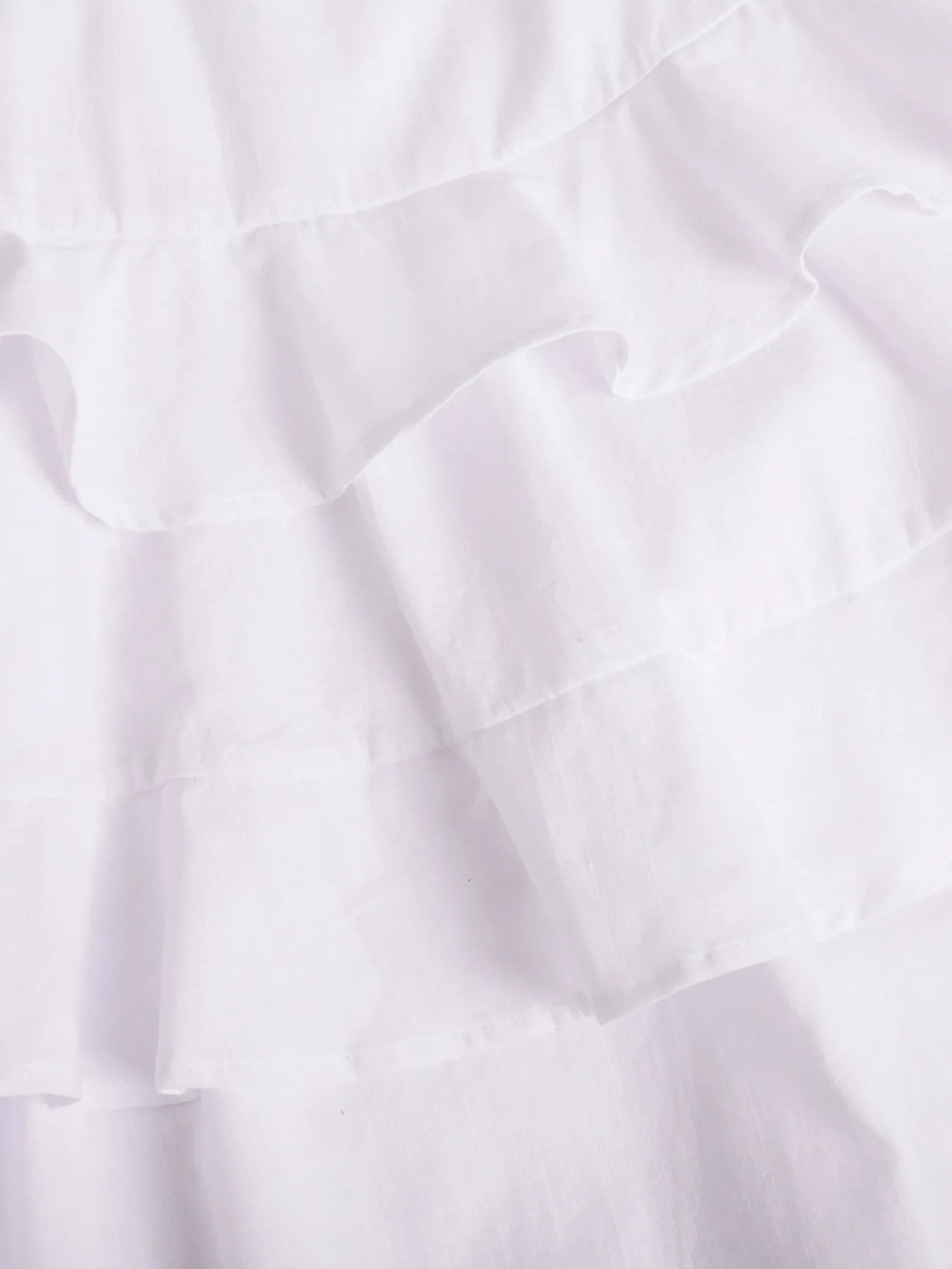 Ruffle Layered Tie Shoulder Cami Dress