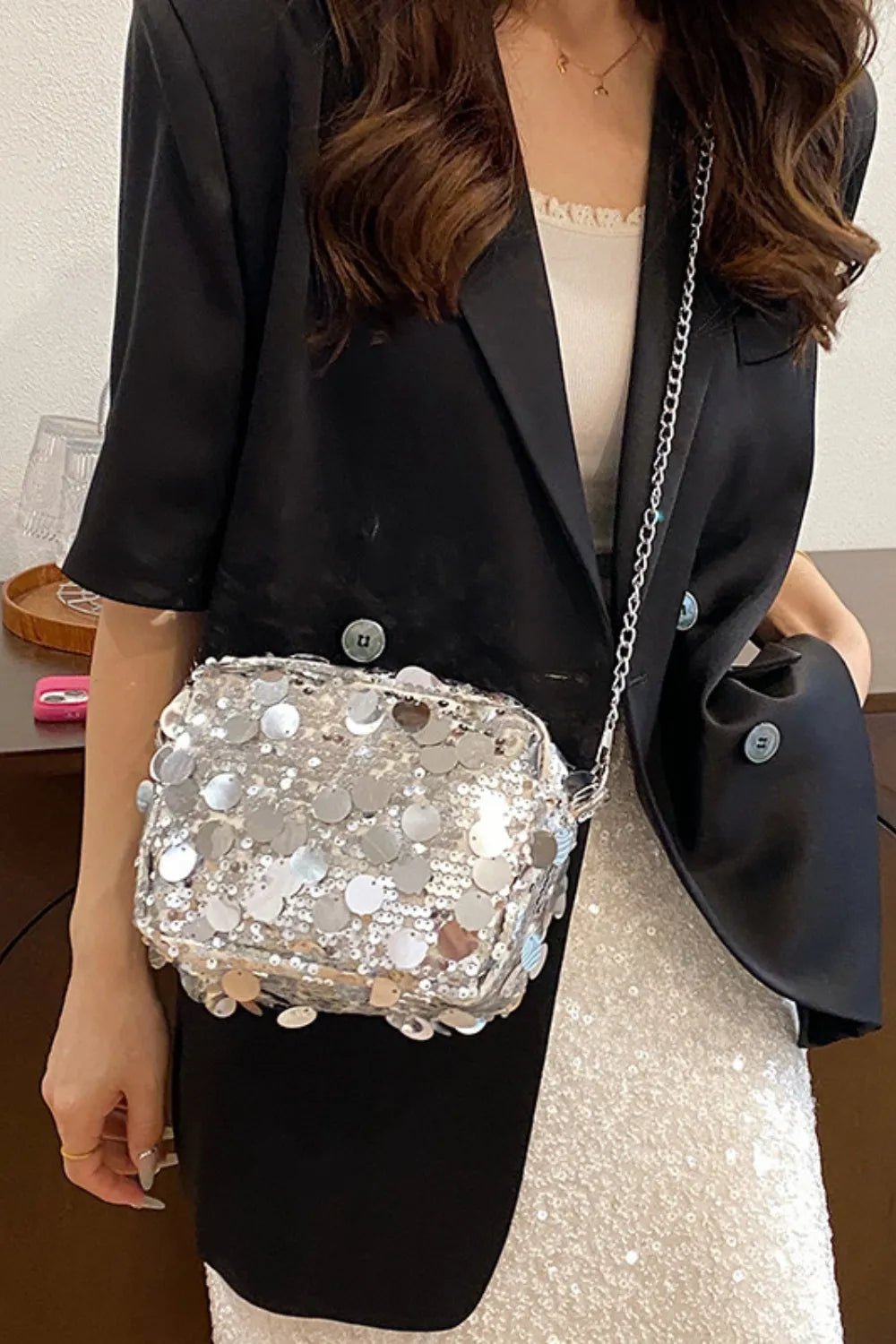 Sequin Chain Shoulder BagBag