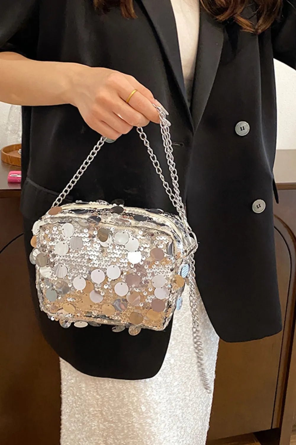 Sequin Chain Shoulder BagBag