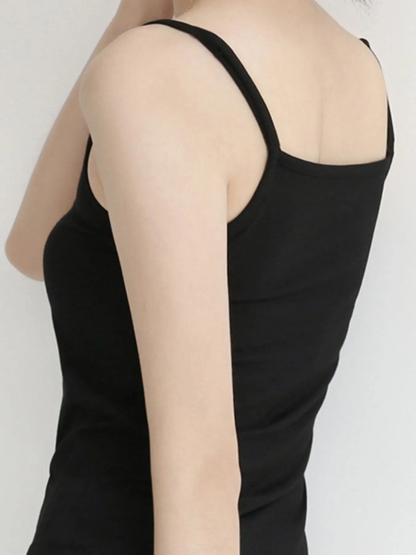 Solid Color Scoop Neck Cami