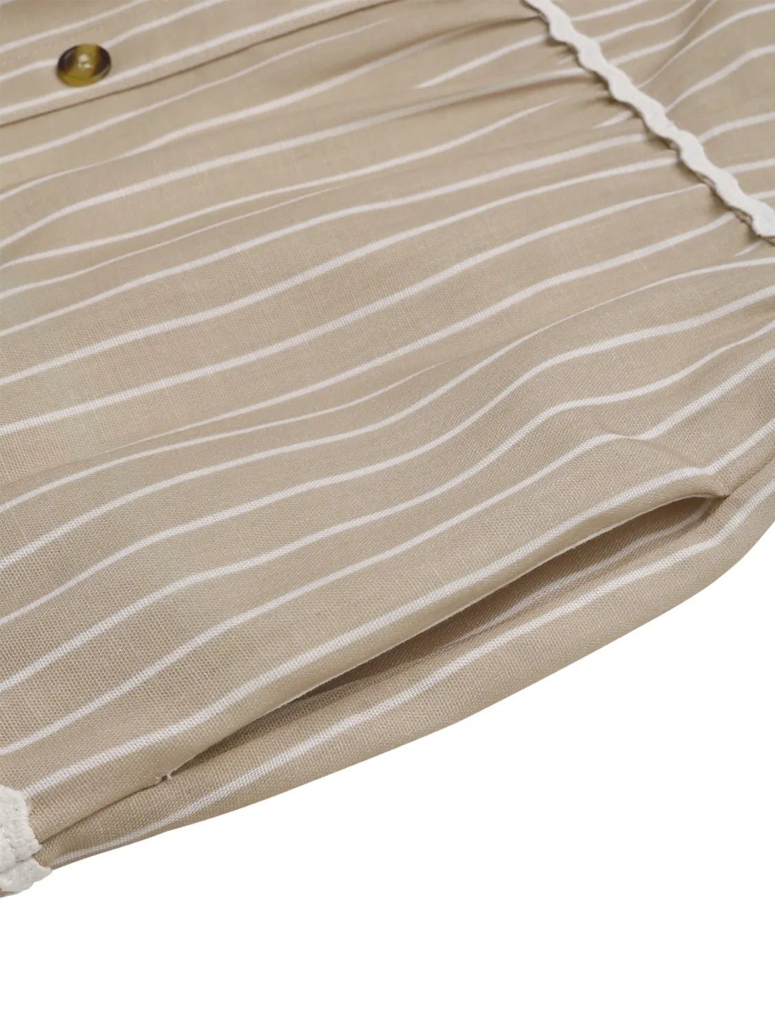 Striped V - Neck Cami Dress