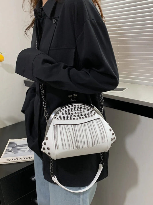 Studded Fringe Crossbody BagBag