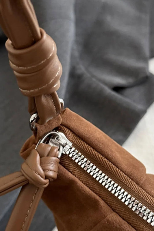 Suede Croissant Shape Shoulder BagBag