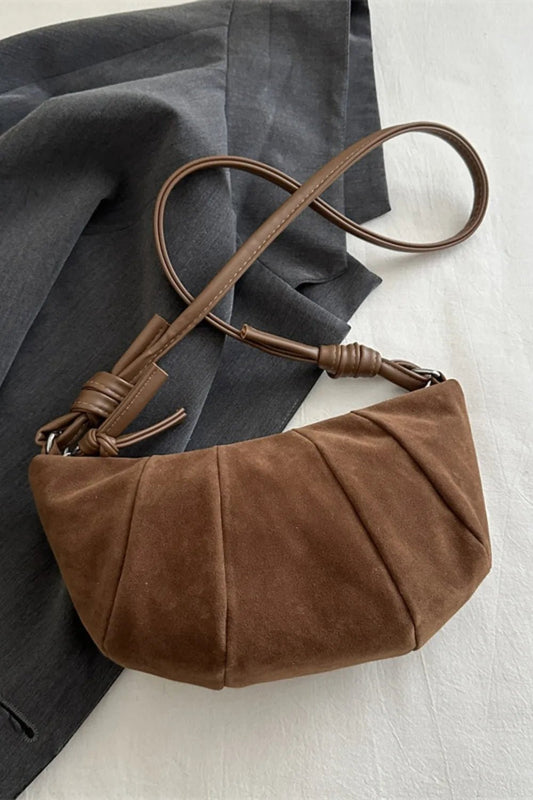 Suede Croissant Shape Shoulder BagBag