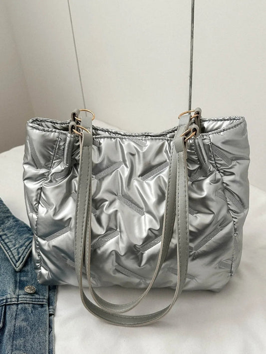 Textured Polyester Shoulder BagBag