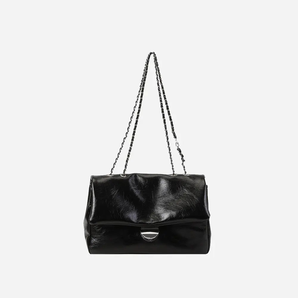 Textured PU Leather Shoulder BagBag