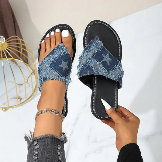 Toe Post Flats Sandals
